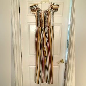 Stretchy Striped Romper